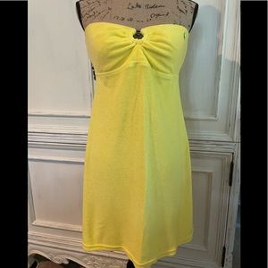 Yellow Ralph Lauren Terry Cover Up